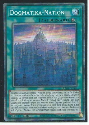 YU GI OH DOGMATIKA NATION  RA05-DE066 COLLECTORS  RARE 1.AUFLAGE
