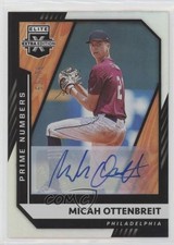 2021 Panini Elite Extra Edition 53/76 Micah Ottenbreit #114 Auto fm0