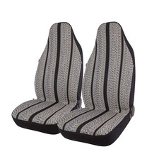 Airbag Compatible Car Seat Covers Black Bucket Seat Cover Set for Cars Trucks