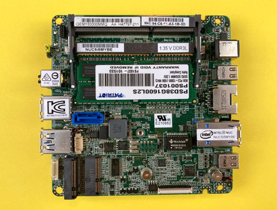 Intel  NUC Board NUC5i5MYBE, Core i5-5300U, UCFF Mini Motherboard, 8GB RAM