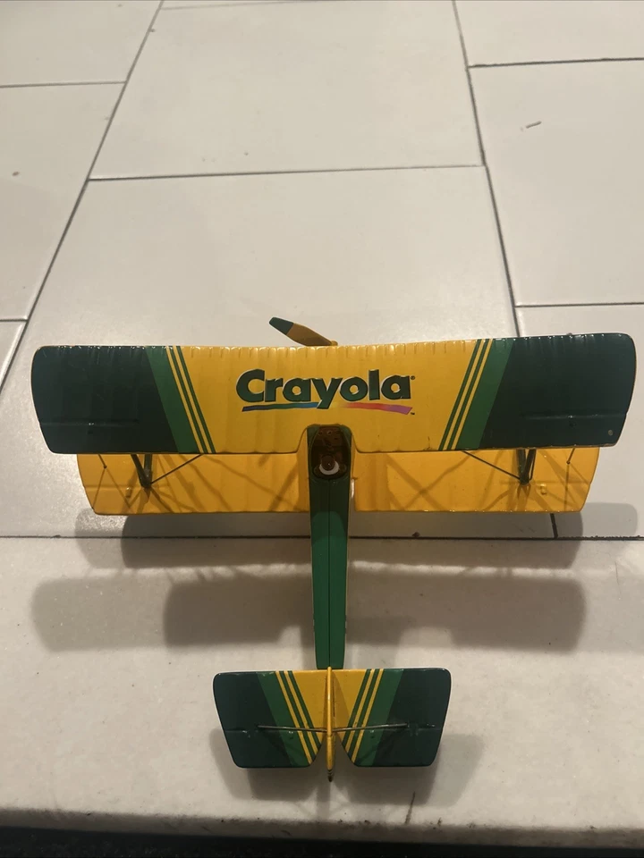 Vintage 1919 Crayola Boeing Model 100 Diecast Airplane Limited Edition - Image 3 of 4