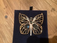Genuine New Swarovski Butterfly Pendant Necklace 5098546 Rose Gold Plated