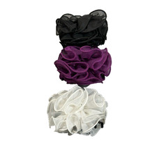 NEW Hair Clip Accessories set of 3 claw clips black purple white