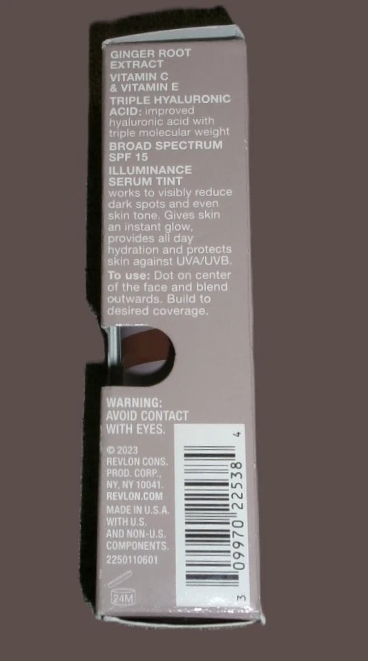 Revlon Illuminance Serum Tint SPF 15 0.94 fl oz 517- Amber Exp: SEP 25 - Image 4 of 4