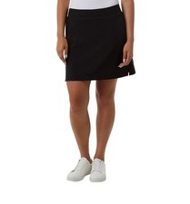 NWOT 32 Degrees Cool Women's L Black Skort Polyester Spandex Stretch Athletic
