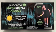 Supreme Silent Sports Pickleball Kit - 2 Paddles & 2 Balls - SBPB3006 - NEW