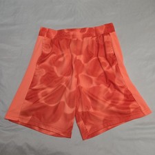 Boys Athletic Works Shorts Husky Large 10-12 Orange Activewear Basketball Shorts