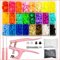 Druckknopf Set 460 Sets T5 24 Farben Mit Zange Ohne NäHen FüR DIY Projekte