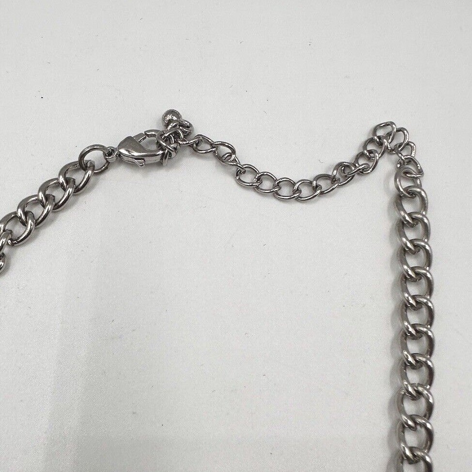 Chic Grey Bubble Bead Statement Necklace Silver C… - image 7