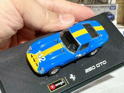 Bburago 1:64 Ferrari 250 GTO Diecast Metal Model Vehicle Car New