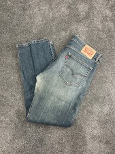 Levi’s 505 washed blue straight fit men’s jeans W33 L30 #216