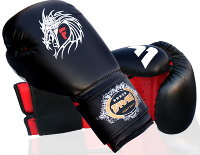 FARABI Rex Leather Boxing Gloves Training Sparring Punch Mitts Gloves 8OZ-16OZ