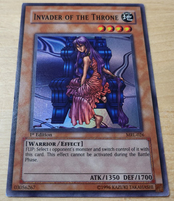 Yu-Gi-Oh! Invader of The Throne MRL-026 1st Exactly as Seen
