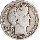 1899-S Barber Half Dollar