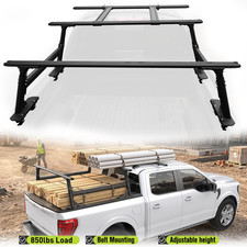 Truck Bed Extended Rack Adjustable Height Aluminum Rack For Silveradof150ram