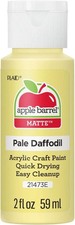 Apple Barrel Acrylic Paint in Assorted Colors 2 oz , 21473, Pale Daffodil