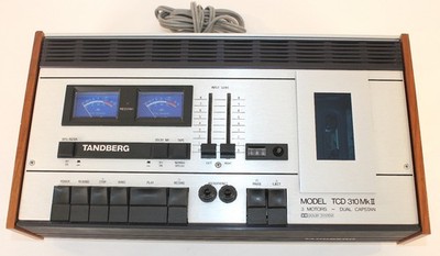 Vintage Tandberg TCD 310 MkII Cassette Deck   Made in Norway   Works