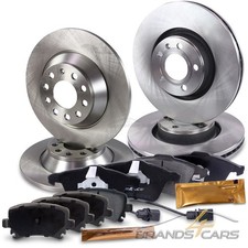ATEC BREMSSCHEIBEN + BREMSBELÄGE BREMSKLÖTZE VORNE + HINTEN FÜR AUDI A6 4F 04-11