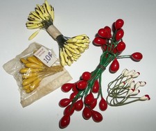 Vintage Wire Millinery Hat Flower Stamens Embellishments