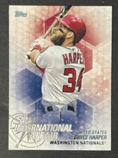 2018 Topps AN INTERNATIONAL AFFAIR - BRYCE HARPER # IA-40 - Nationals -MT