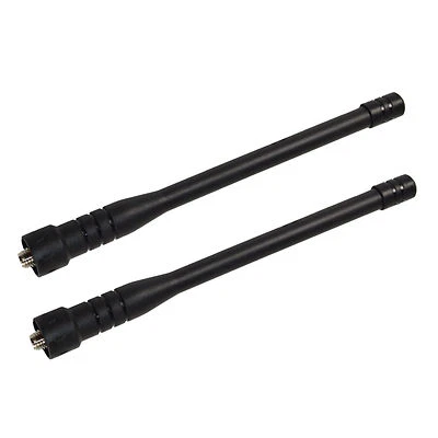 2x VHF Haut Gain Antenne Pour Motorola CP CT Ex Gl Gp HT Mv Pr Pro Ptx Sp Séries - Photo 1/3