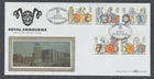 GB 1998 SG2026-30 Silk FDC 650th Anniversary of the Order of the Garter