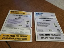 Pioneer Photo Album Refill Packs 47-APS 4"x7" And 57-APS for APS-247 Albums New