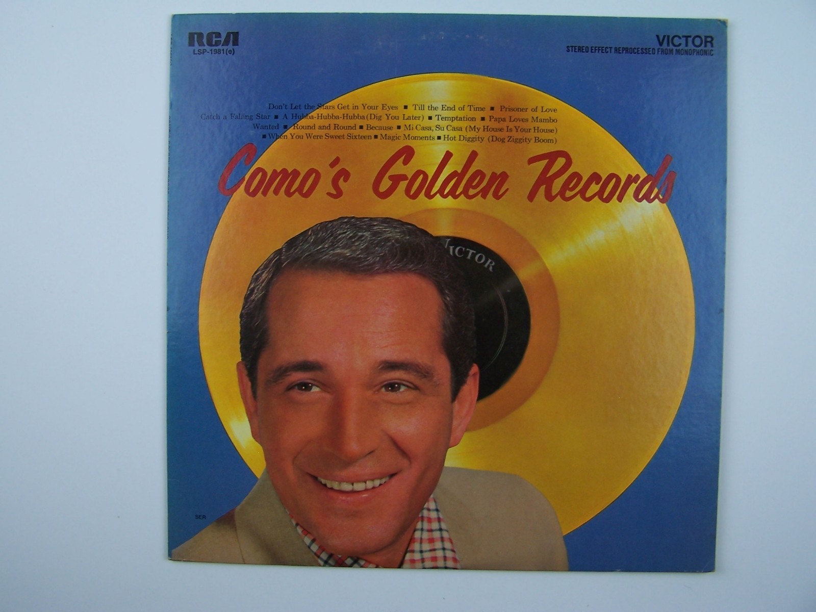 Perry Como - Como's Golden Records Vinyl LP Record Albu Perry Como - Como's Golden Records Vinyl LP Record Albu