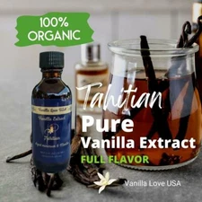 PURE VANILLA EXTRACT (Aged in Oak Whiskey Barrels!)