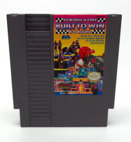 Formula One Built To Win Nintendo NES 🏆 Collector 🏆 USA