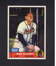 BOB ELLIOTT, 1948 NL Champs Braves ~2006 GBSCC promotional Cards That Never Were