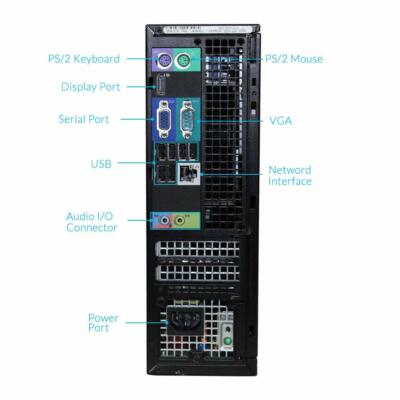 Dell Optiplex SFF Windows 10 Pro Core I5 Quad Core 16GB RAM 1TB