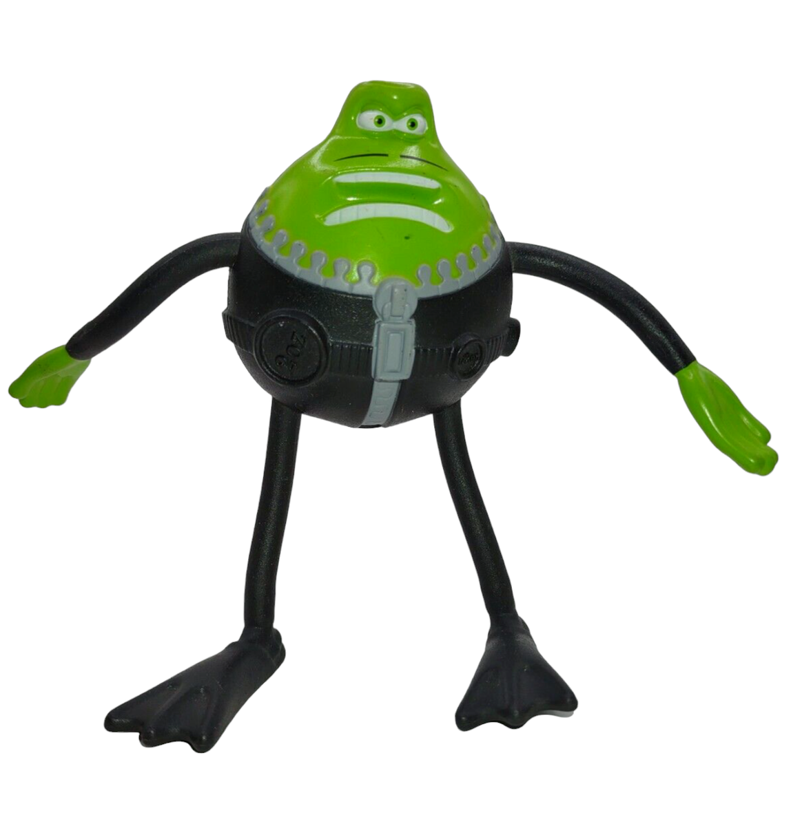 McDonald's Happy Meal Toy Flushed Away Le Frog #5 Posable Bendable