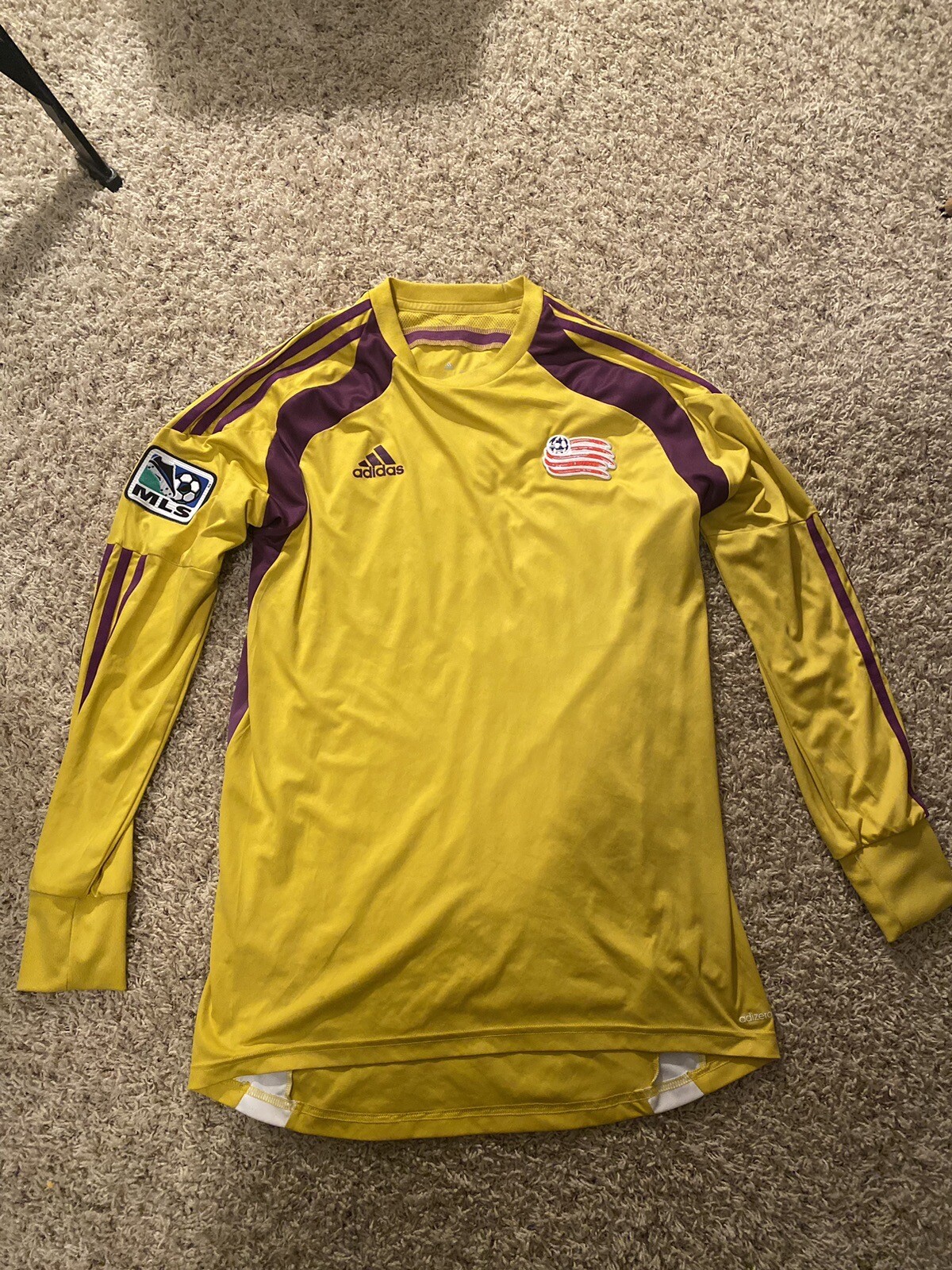 New England Revolution Jersey Large Soccer Goalie Jersey Long Sleeve MLS USMNT