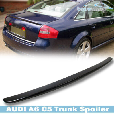 98-04 Fits Audi A6 C5 S6 Quattor 4DR OE-Style Rear Trunk Spoiler Matte Black