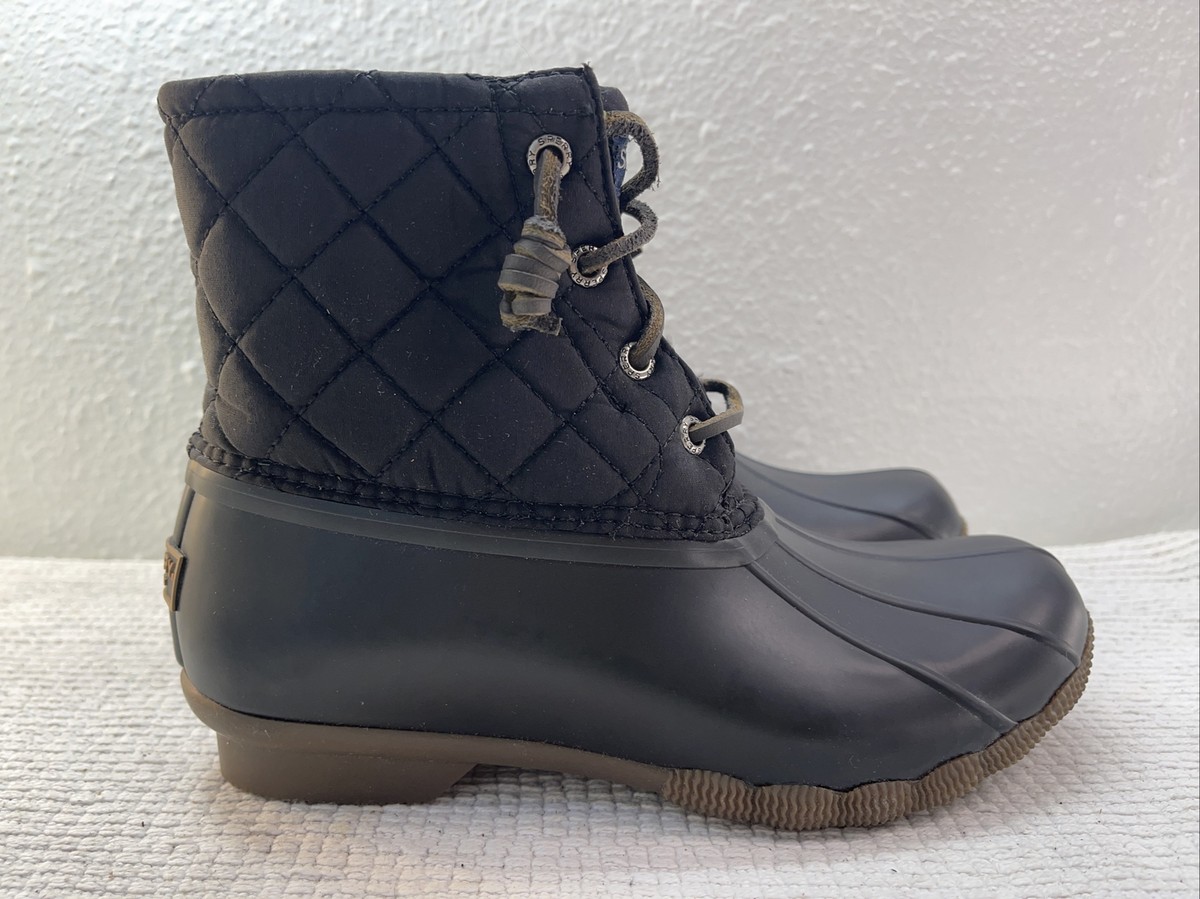 Sperry Boots Quilted Duck Boot Sperry Women's Saltwater Quilted