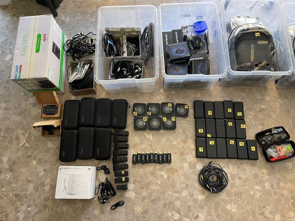 Streaming GoPro Custom Design Backpacks (Set of 8)