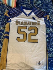 Men’s Xpert Football Jersey 2XL Georgia Gladiators #52 Rivera