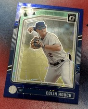 2024 Donruss Optic Baseball Rated Prospect Blue Velocity Prizm Colin Houck #118