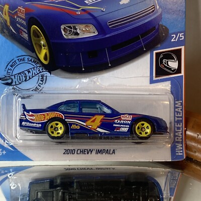 2020 Hot Wheels NIP - 2010 Chevy Impala - HW Race Team 2/5