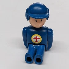 Vintage 1996 2.5" Meccano UK Airline Pilot Poseable 