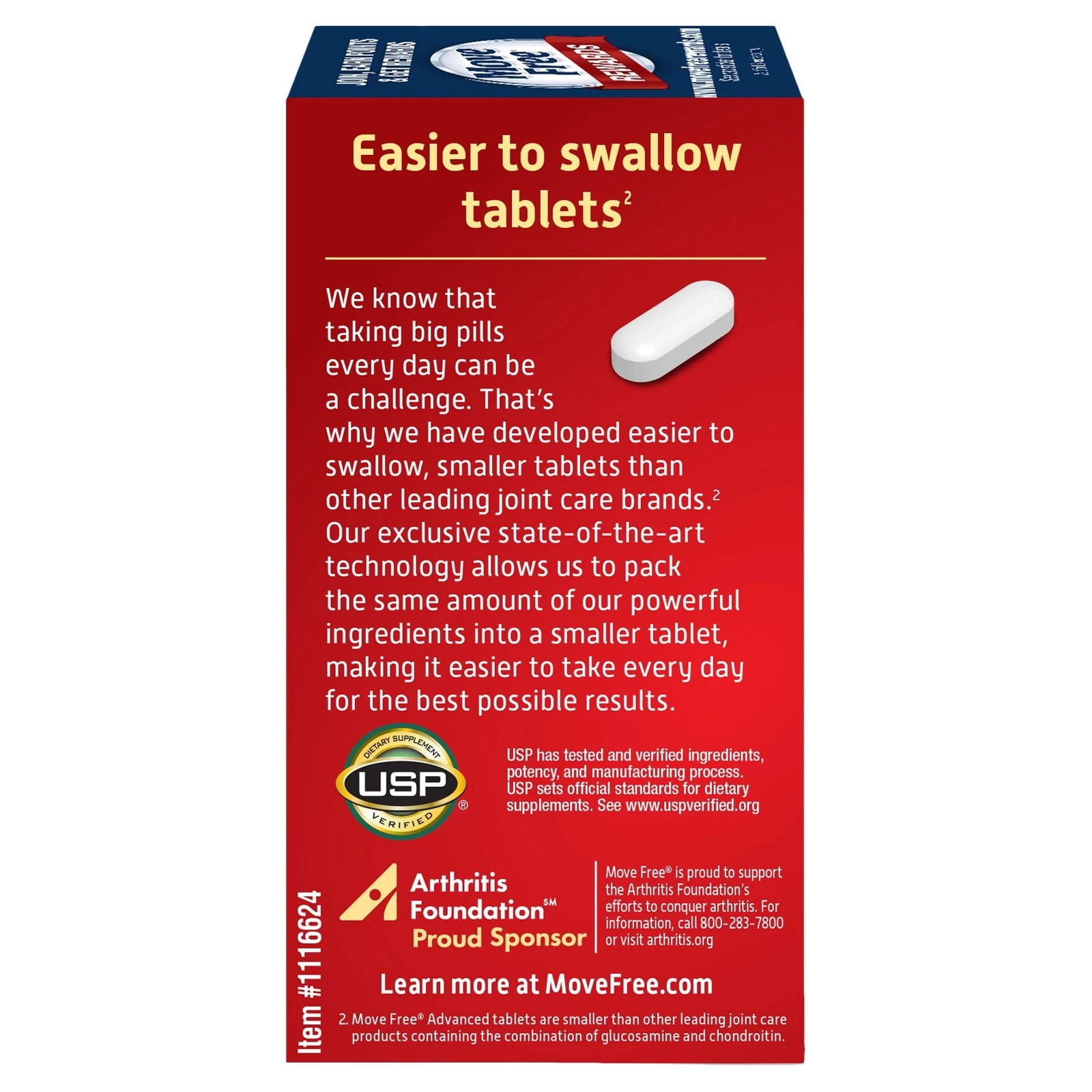 Schiff Move Free Advanced Joint Supplement 200 Tablets - Picture 2 of 3