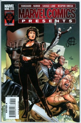 MARVEL COMICS PRESENTS #7 DYNAMIC FORCES SIGNED CHEUNG DF COA LTD 10 BLADE