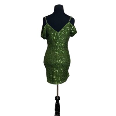 Jaded Rose off the shoulder olive green sequin mini dress size UK 8 - US 4 | eBay Jaded Rose off the shoulder olive green sequin mini dress size UK 8 - US 4 | eBay