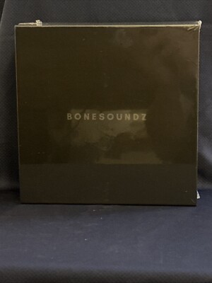 BoneSoundz Aware Bone Conduction Headphones Open Ear-Black-With Carry Case