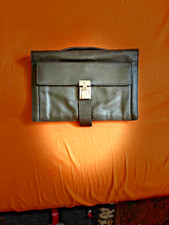 Versace Satchel Leather Black Bag Vintage