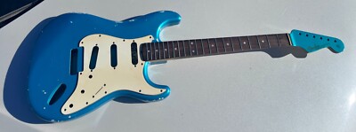 JVG ST BODY + NECK RELIC 60s NitroLackr LAKE P BLUE W/Aged Pickguard OrderOne