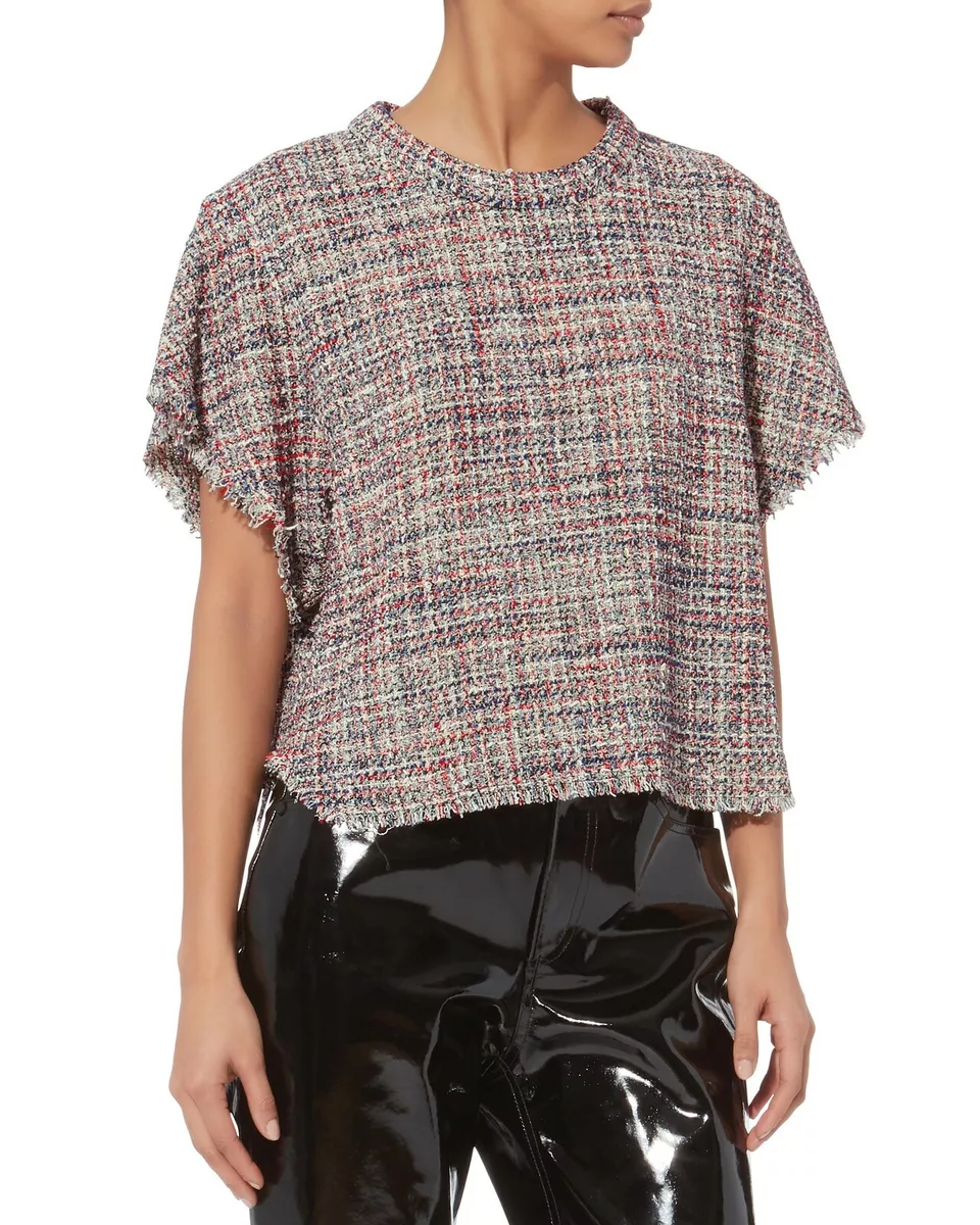 Tweed Fringe Top / White オプション-Size:F 公式ウェブサイト