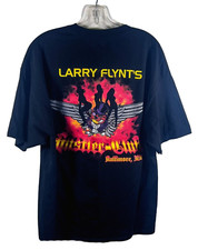 Vintage Larry Flynt's Hustler Gentleman's Club, Baltimore Black, XL T-Shirt