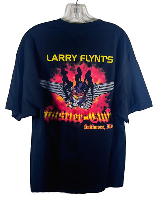 Vintage Larry Flynt's Hustler Gentleman's Club, Baltimore | Black, XL T-Shirt